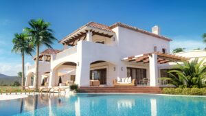 Luxury home with pool image from canva